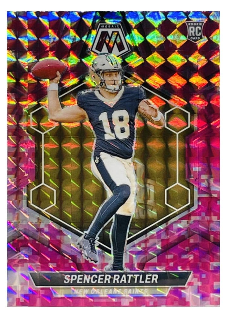 2024 Panini Mosaic Base Set Spencer Rattler #393 card