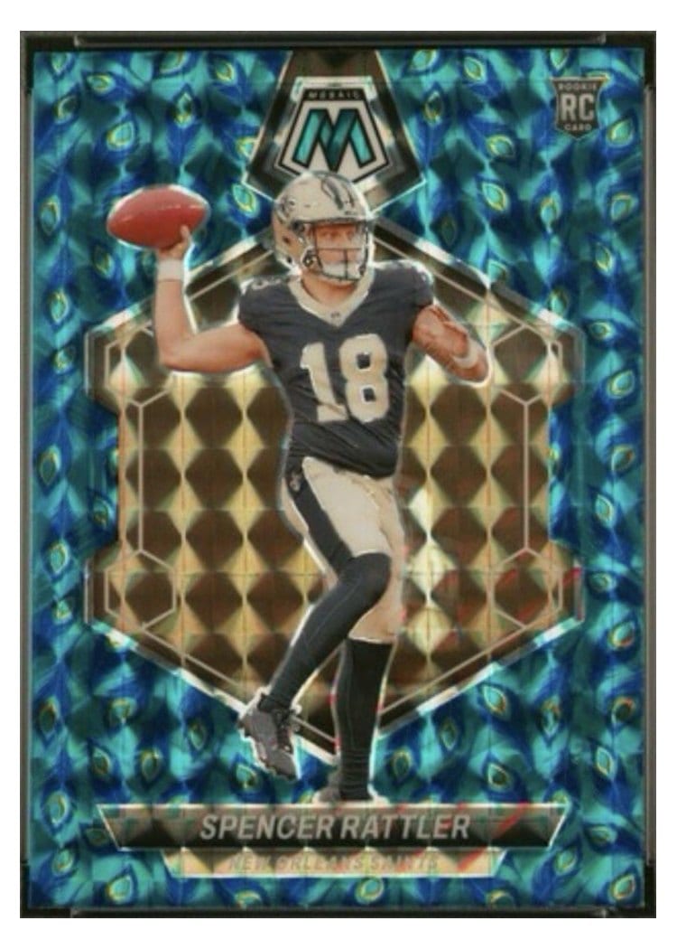 2024 Panini Mosaic Base Set Spencer Rattler #393 card