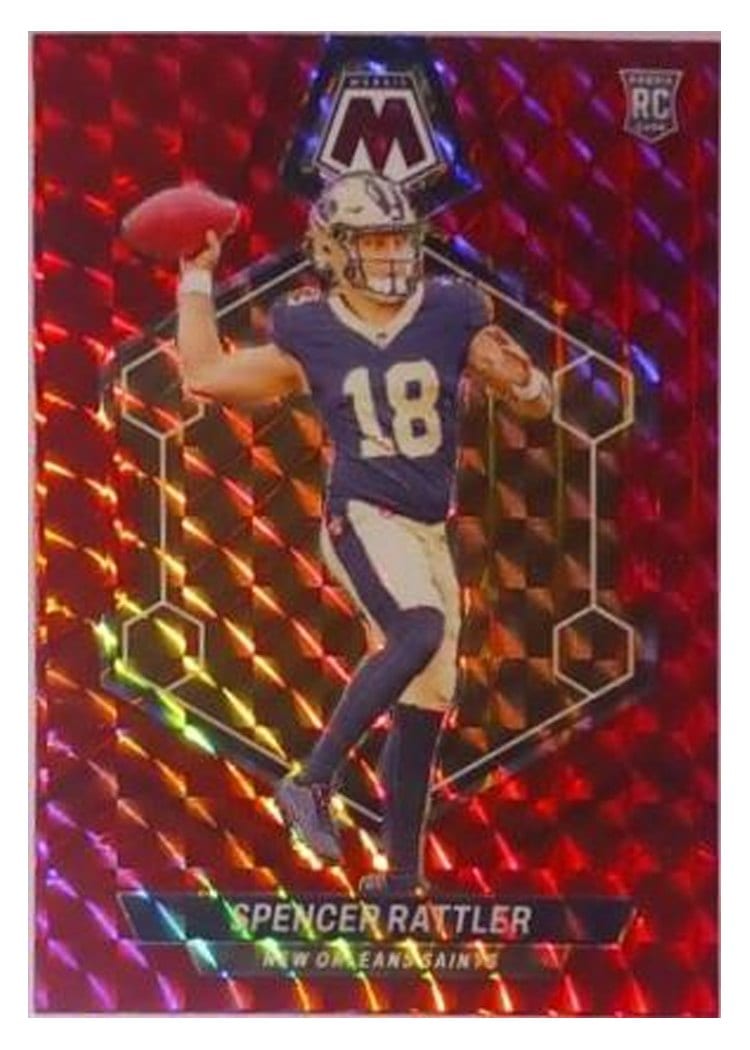 2024 Panini Mosaic Base Set Spencer Rattler #393 card