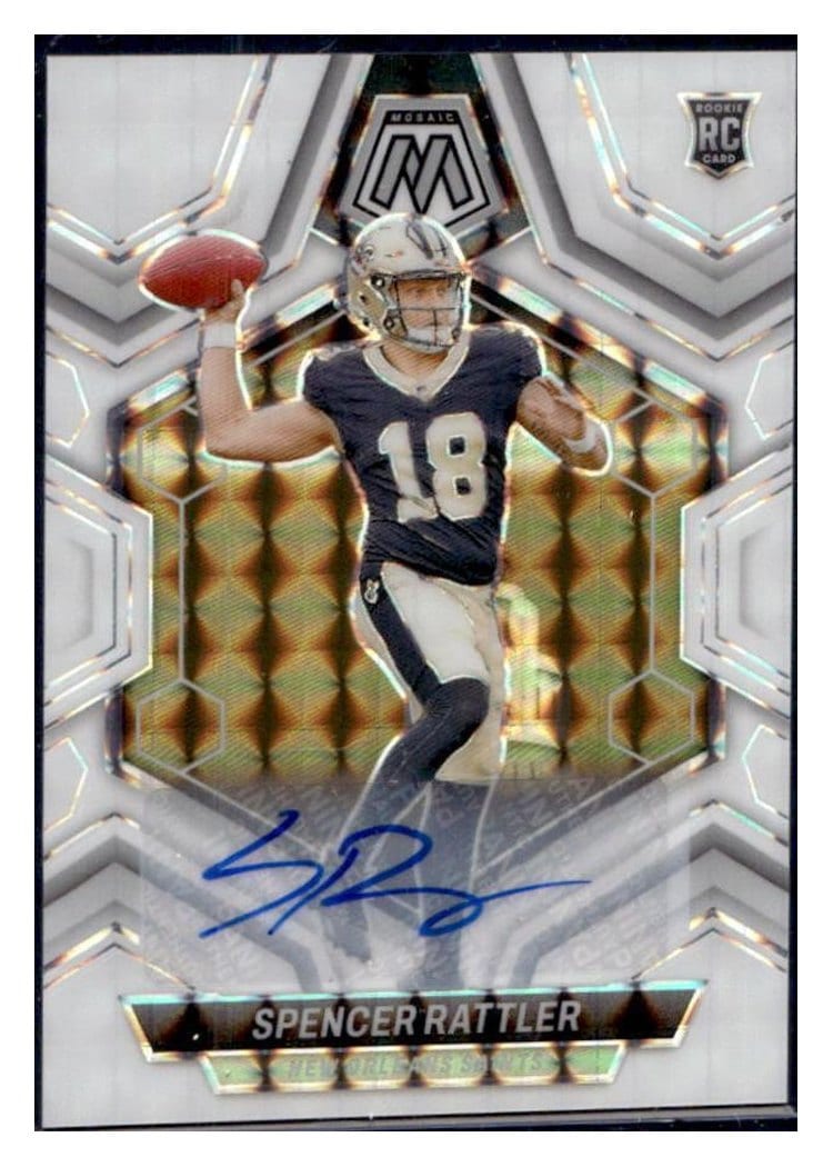 2024 Panini Mosaic Base Set Spencer Rattler #393 card