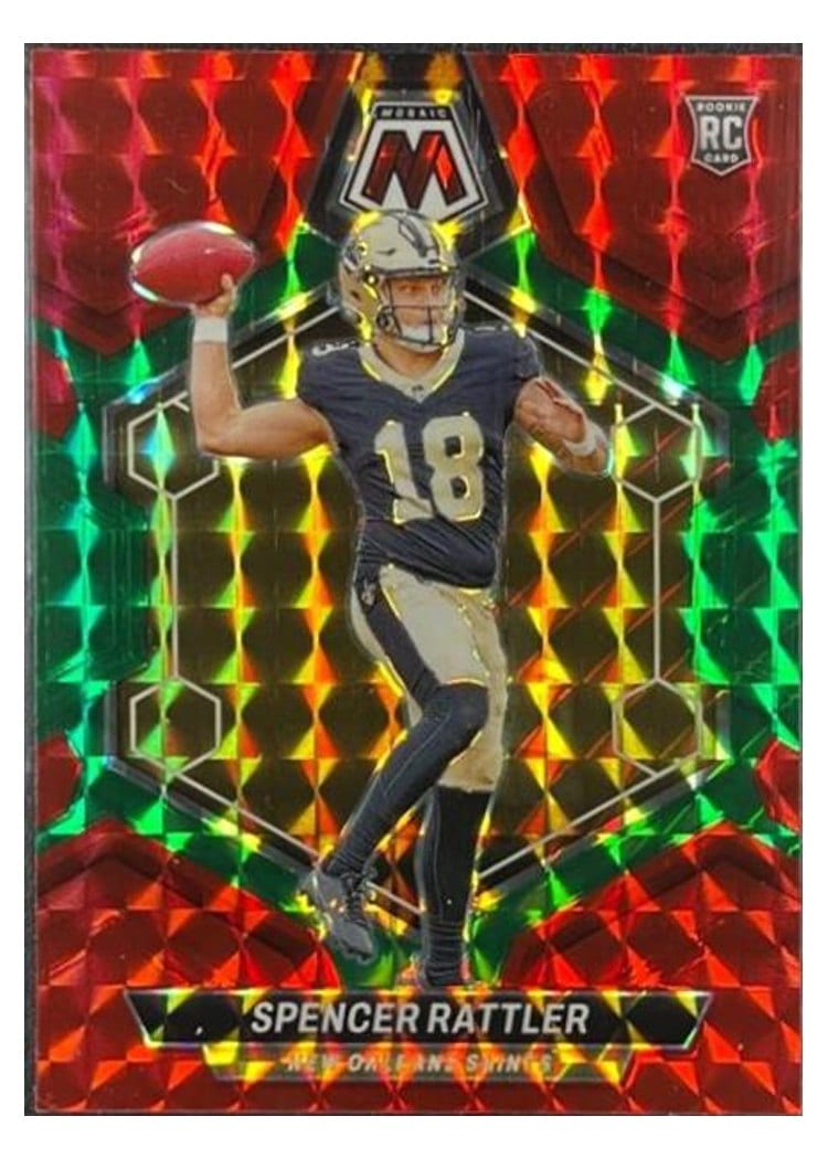 2024 Panini Mosaic Base Set Spencer Rattler #393 card