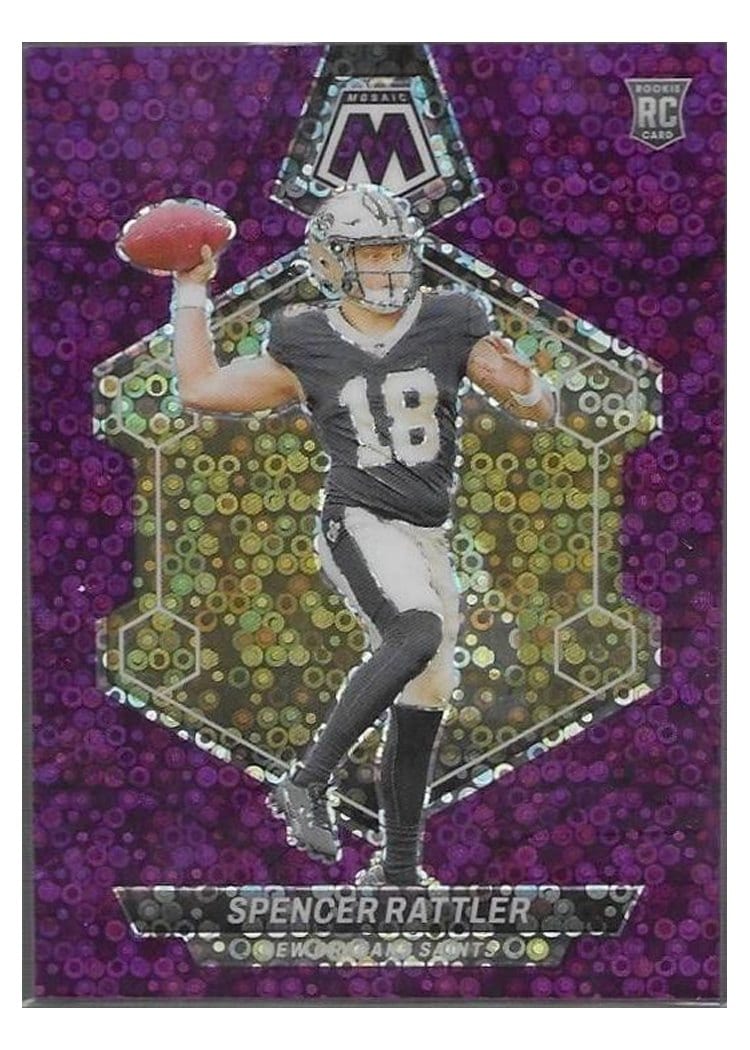 2024 Panini Mosaic Base Set Spencer Rattler #393 card
