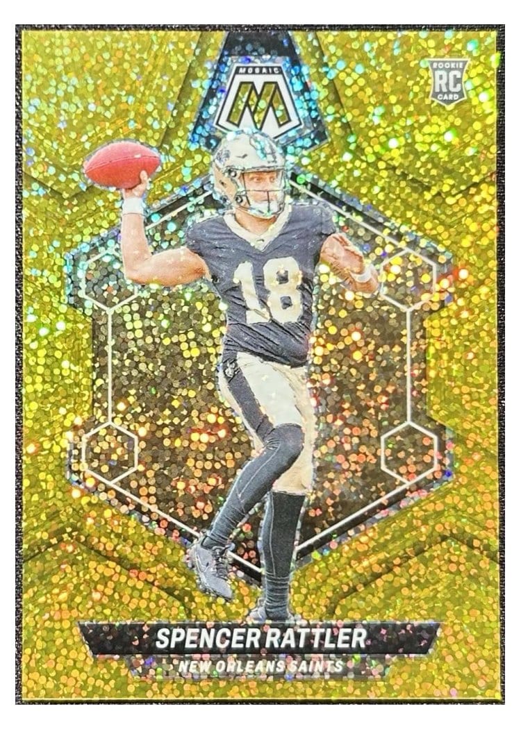2024 Panini Mosaic Base Set Spencer Rattler #393 card