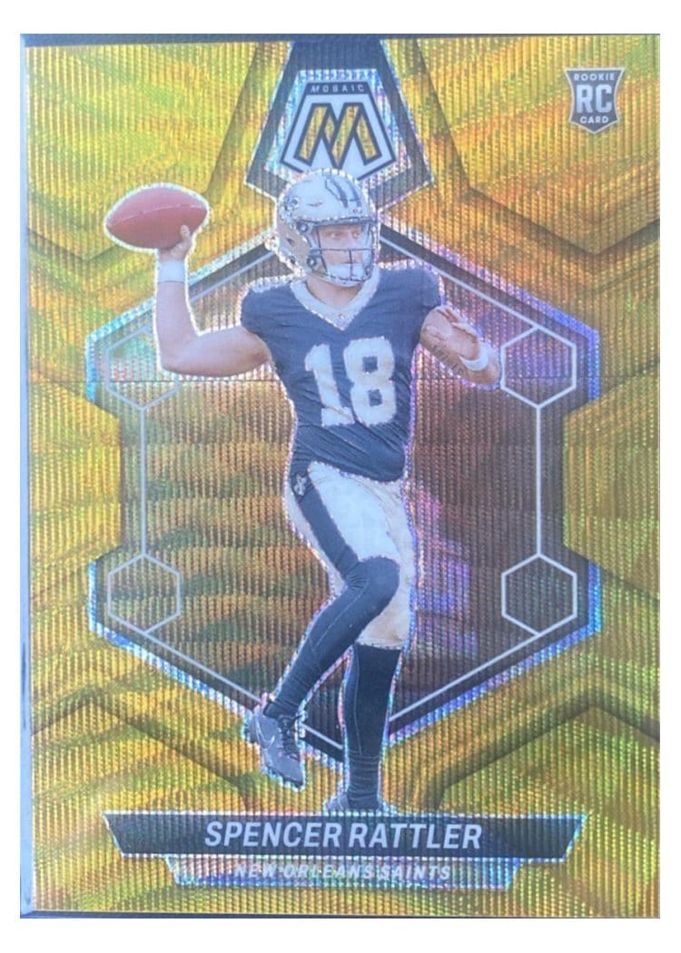 2024 Panini Mosaic Base Set Spencer Rattler #393 card
