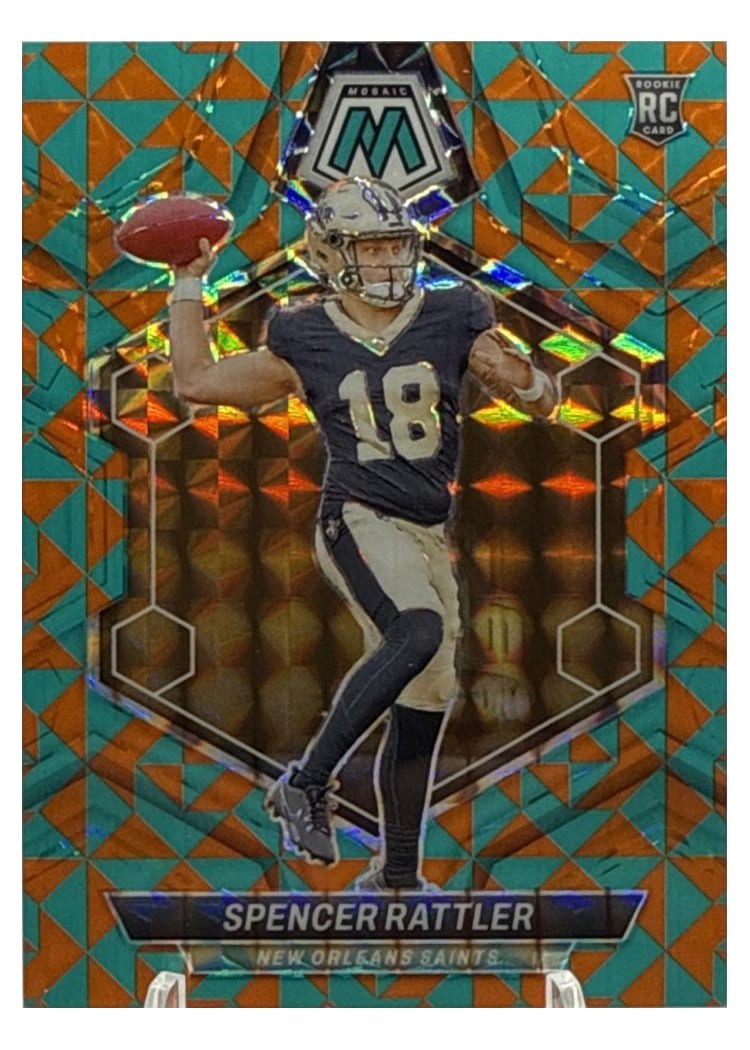 2024 Panini Mosaic Base Set Spencer Rattler #393 card