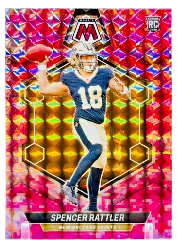 2024 Panini Mosaic Base Set Spencer Rattler #393 card
