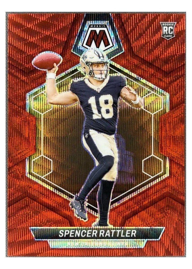 2024 Panini Mosaic Base Set Spencer Rattler #393 card