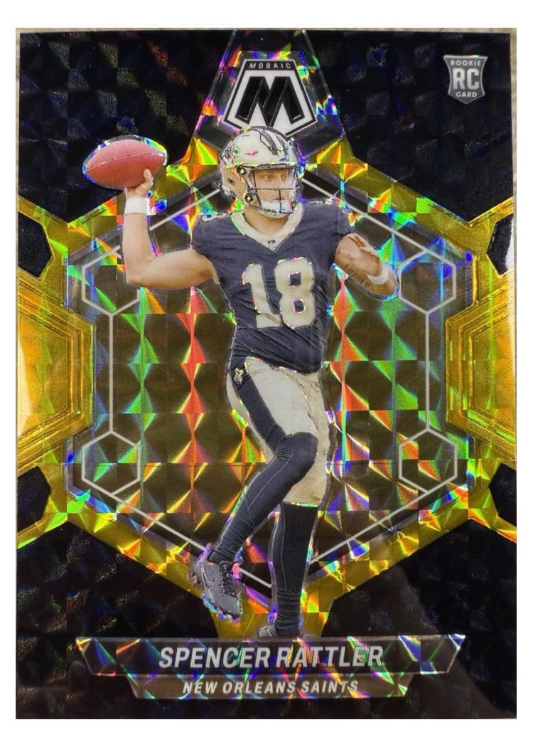 2024 Panini Mosaic Base Set Spencer Rattler #393 card