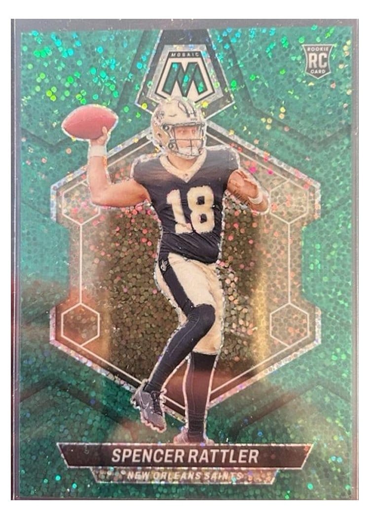 2024 Panini Mosaic Base Set Spencer Rattler #393 card