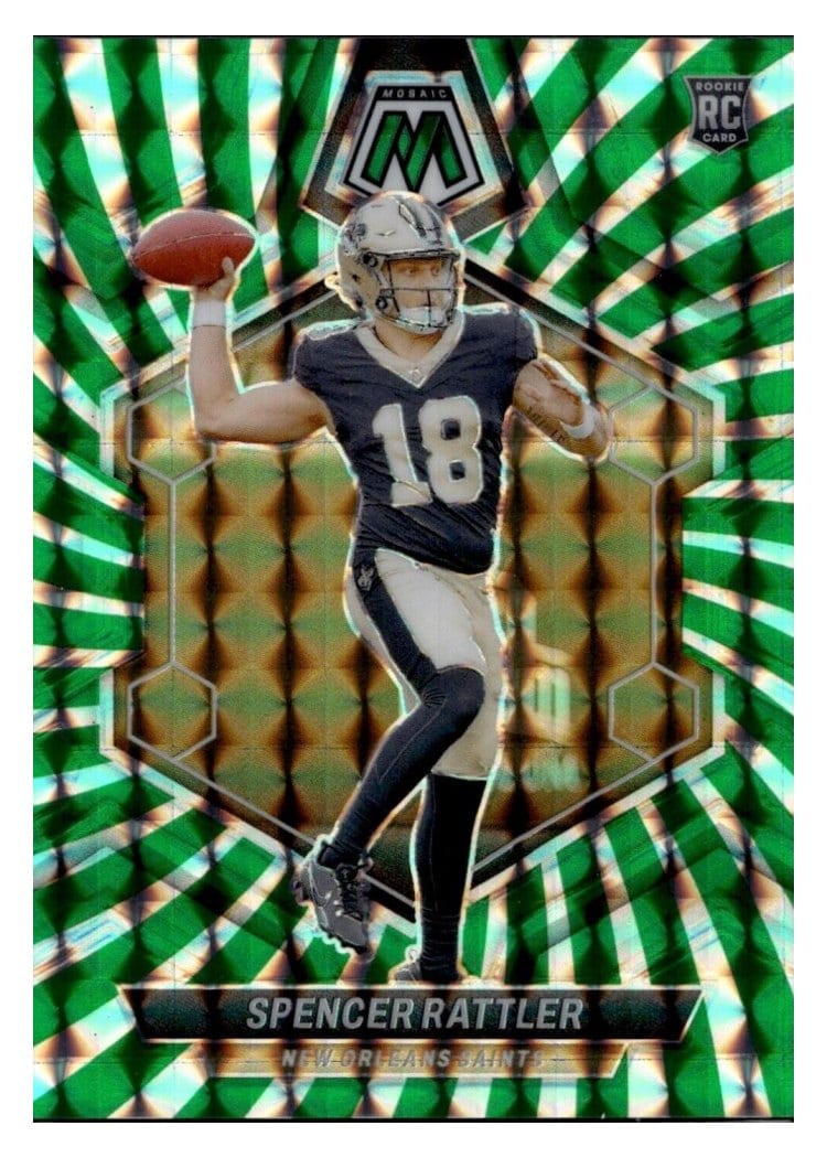 2024 Panini Mosaic Base Set Spencer Rattler #393 card