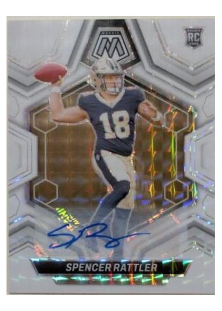 2024 Panini Mosaic Base Set Spencer Rattler #393 card