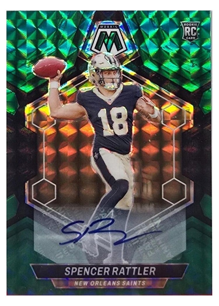 2024 Panini Mosaic Base Set Spencer Rattler #393 card