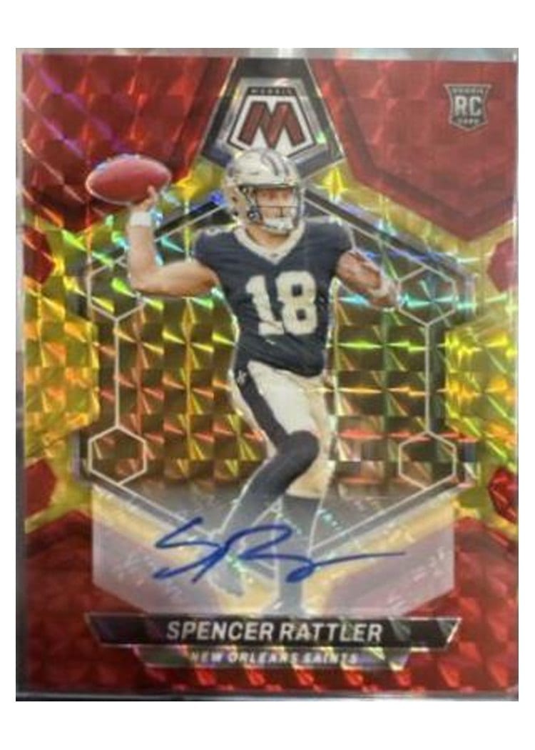 2024 Panini Mosaic Base Set Spencer Rattler #393 card