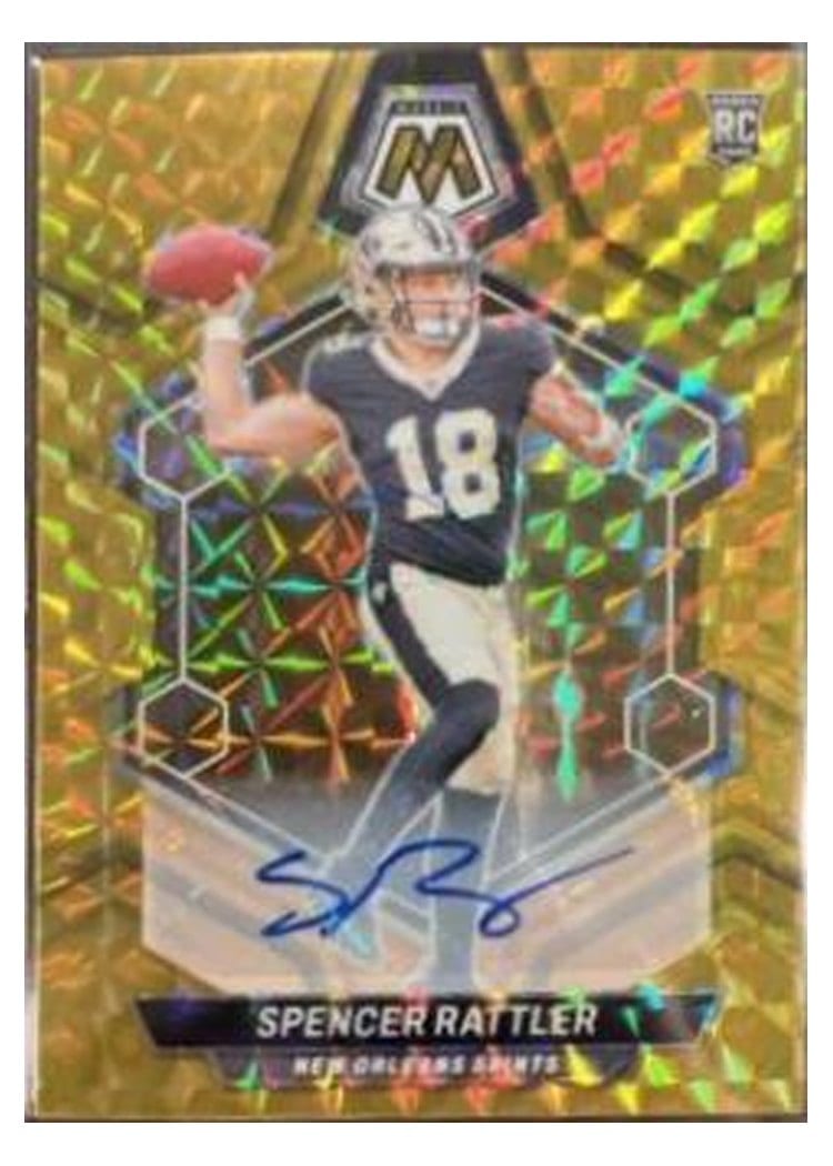 2024 Panini Mosaic Base Set Spencer Rattler #393 card