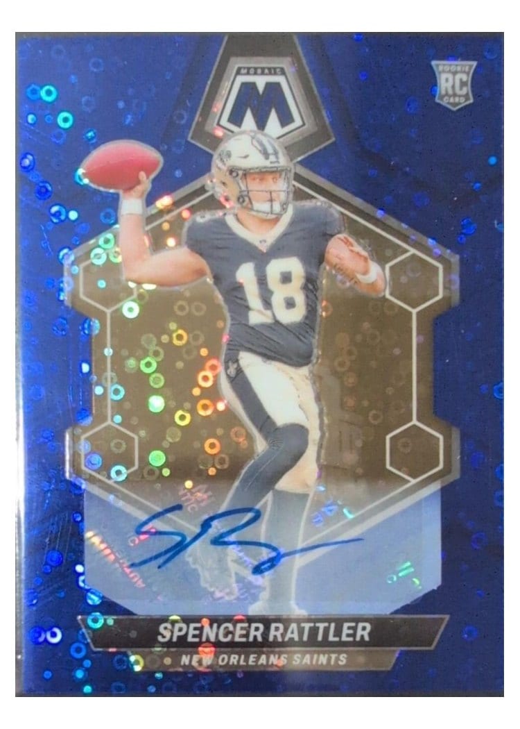 2024 Panini Mosaic Base Set Spencer Rattler #393 card