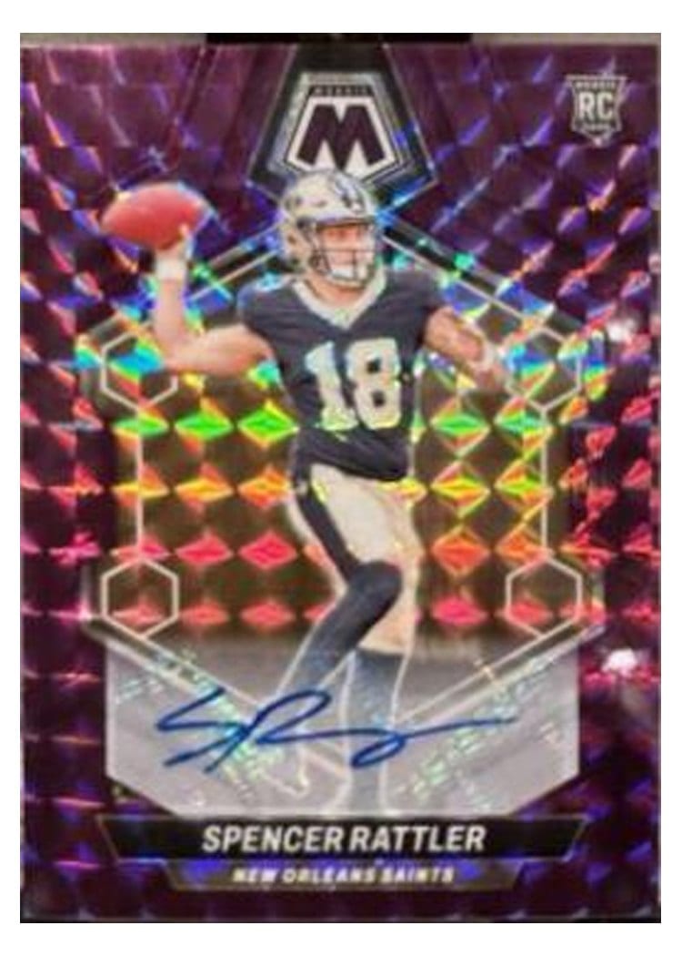 2024 Panini Mosaic Base Set Spencer Rattler #393 card