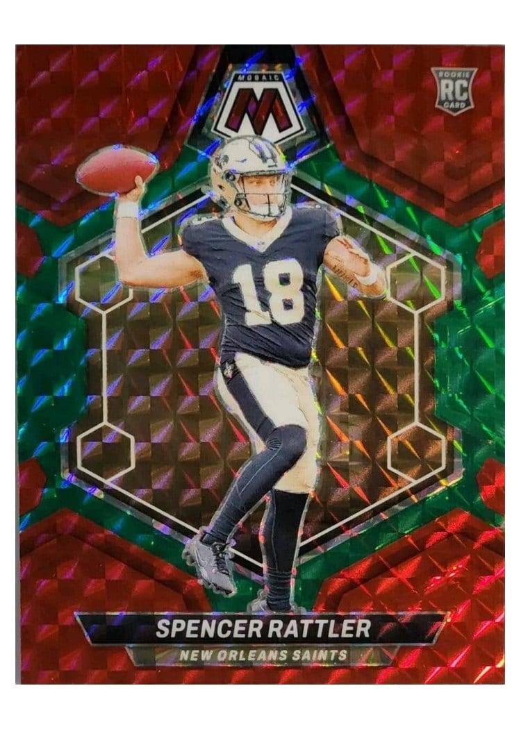 2024 Panini Mosaic Base Set Spencer Rattler #393 card