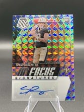 2024 Panini Mosaic In Focus Signatures Spencer Rattler #IF-SRR card