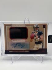 2024 Panini One Premium Rookie Patch Autographs Spencer Rattler #115 card