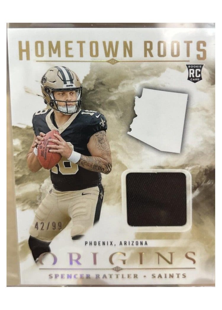 2024 Panini Origins Hometown Roots Relics Spencer Rattler #HRO-SRR card