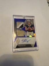 2024 Panini Phoenix Rising Rookie Dual Patch Autographs Spencer Rattler #RRDP-SRR card