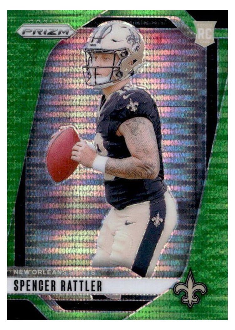 2024 Panini Prizm Base Set Spencer Rattler #388 card