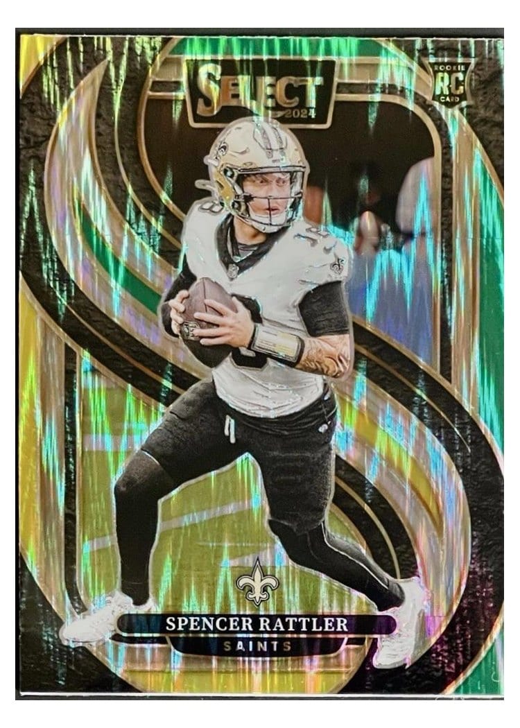2024 Panini Select Base Set Spencer Rattler #130 card