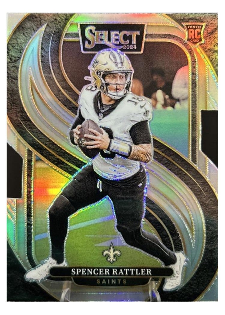 2024 Panini Select Base Set Spencer Rattler #130 card
