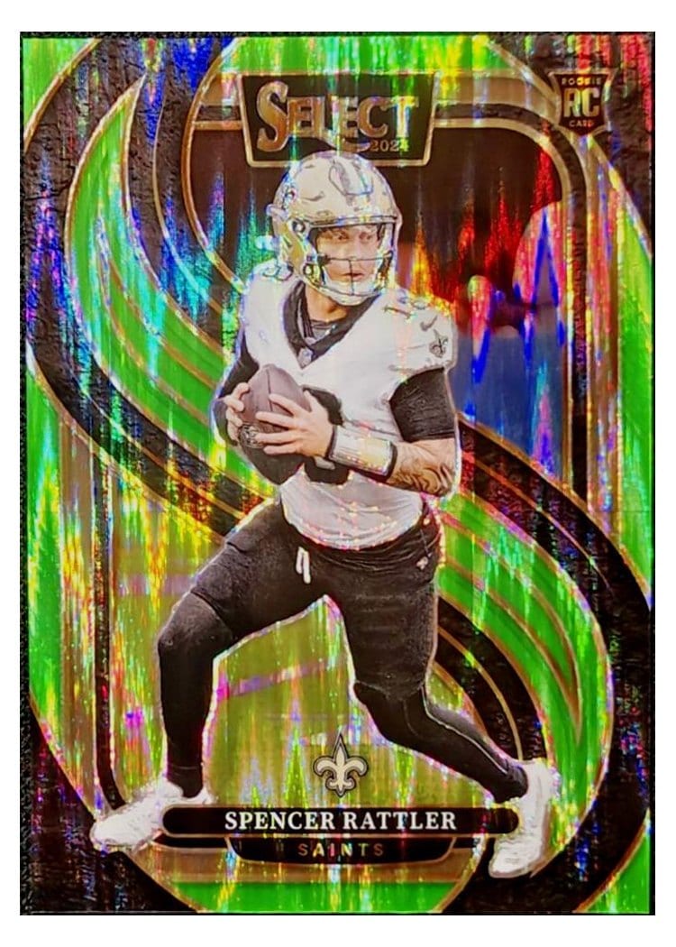 2024 Panini Select Base Set Spencer Rattler #130 card