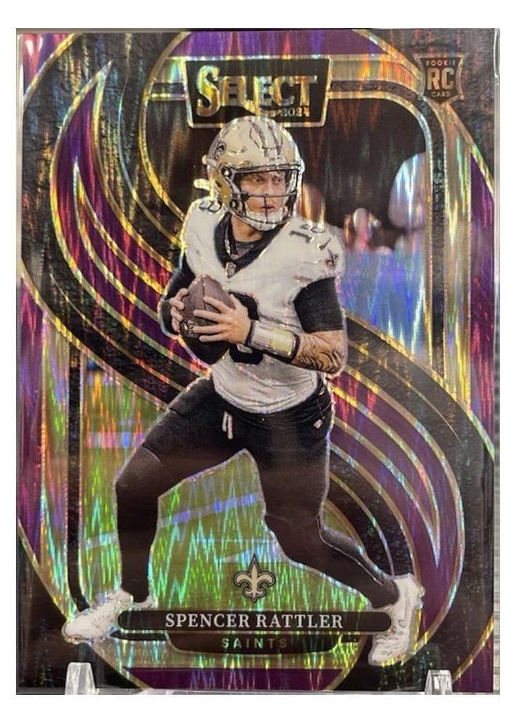 2024 Panini Select Base Set Spencer Rattler #130 card