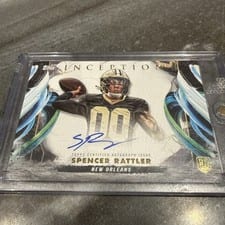2024 Topps Inception Rookie Autograph Variations Spencer Rattler #RAV-SR card