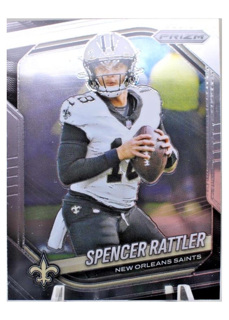 2025 Panini Prizm Base Set Spencer Rattler #186 card