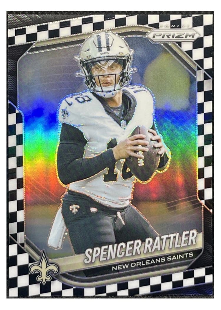 2025 Panini Prizm Base Set Spencer Rattler #186 card