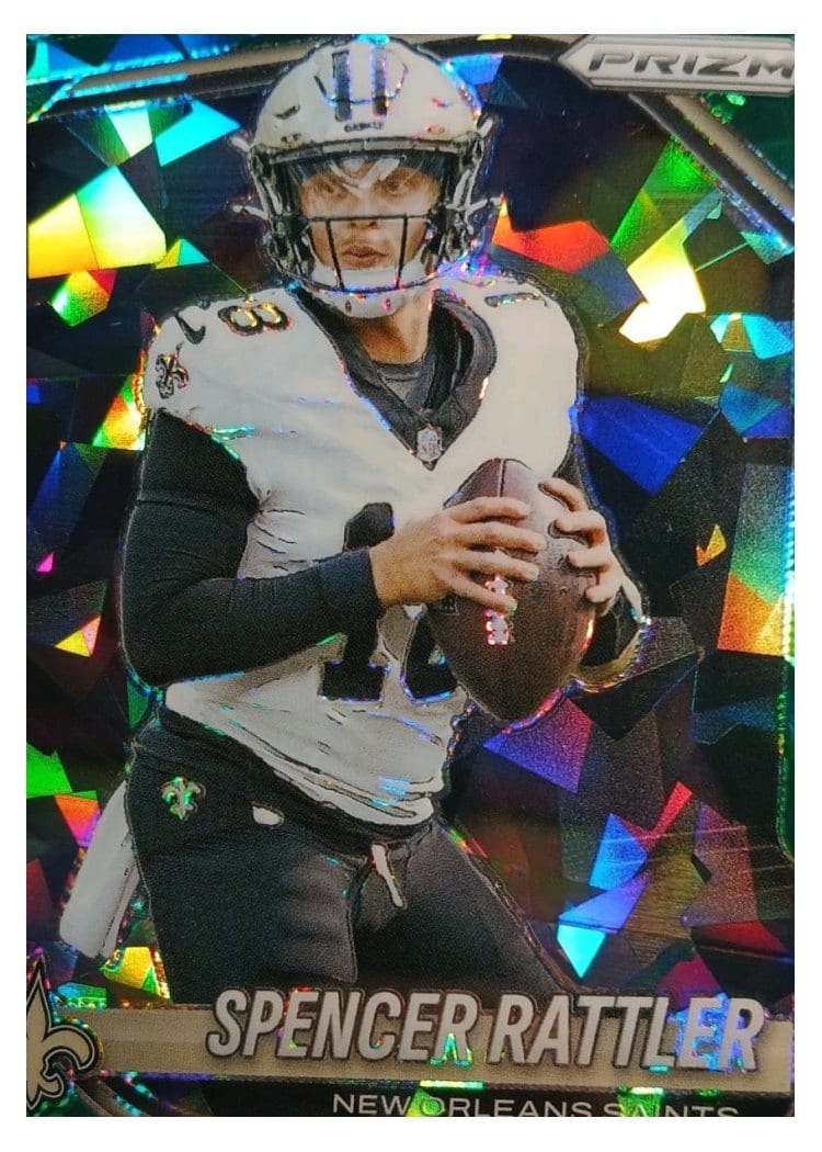 2025 Panini Prizm Base Set Spencer Rattler #186 card