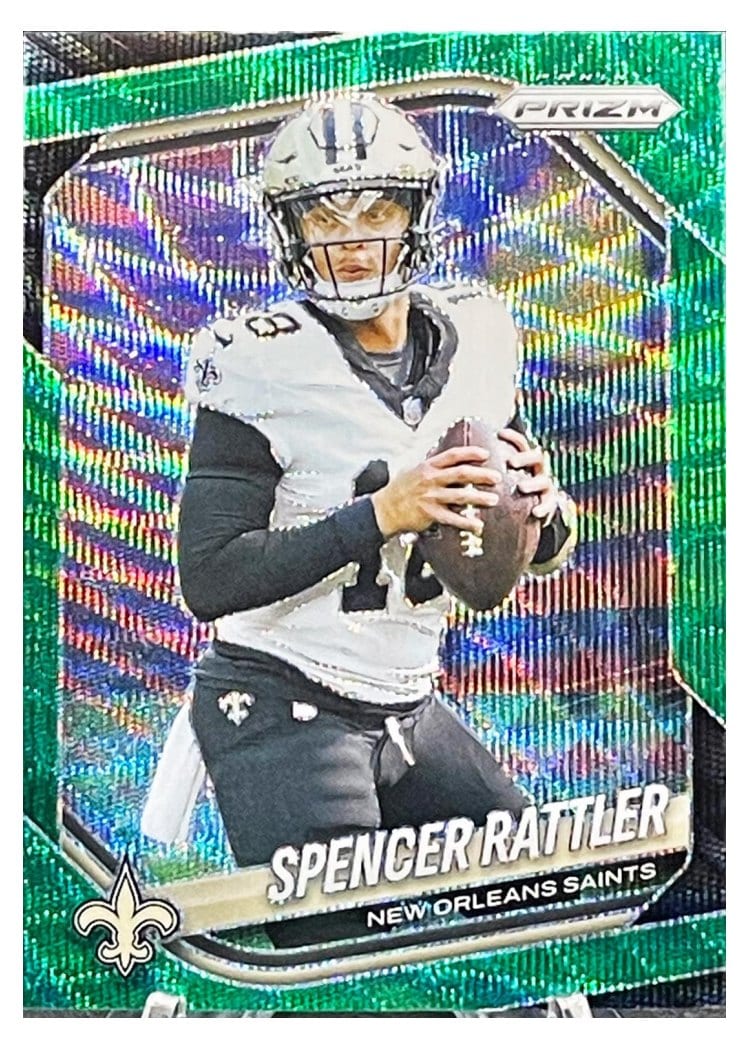2025 Panini Prizm Base Set Spencer Rattler #186 card