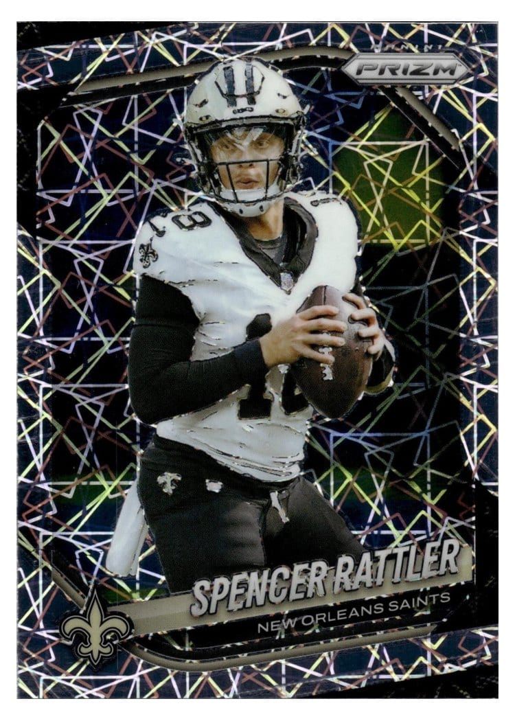 2025 Panini Prizm Base Set Spencer Rattler #186 card
