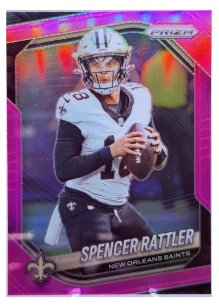 2025 Panini Prizm Base Set Spencer Rattler #186 card