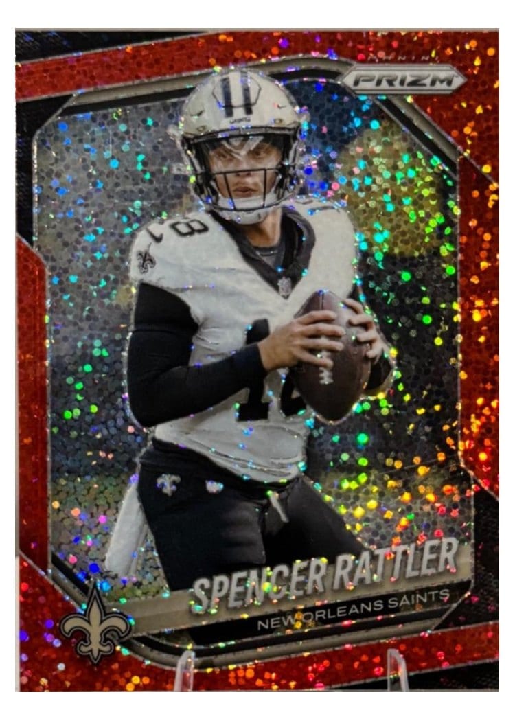 2025 Panini Prizm Base Set Spencer Rattler #186 card