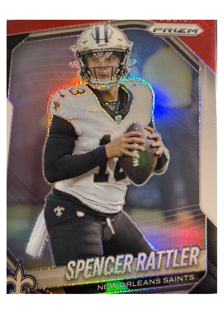 2025 Panini Prizm Base Set Spencer Rattler #186 card