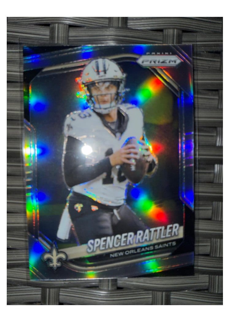 2025 Panini Prizm Base Set Spencer Rattler #186 card