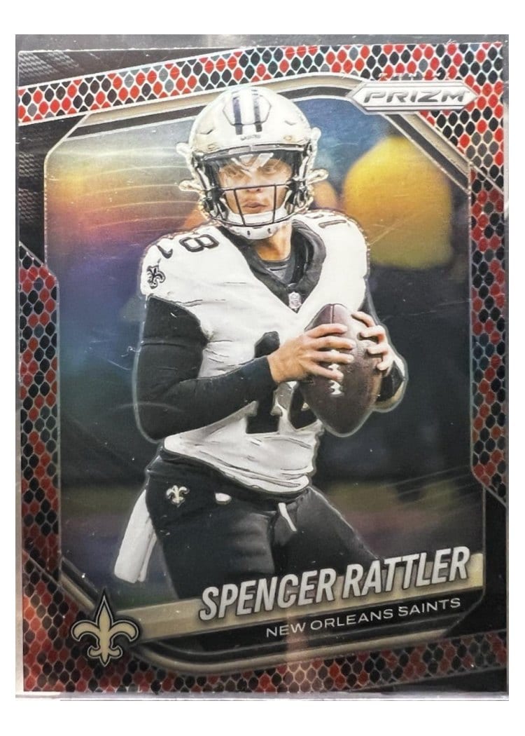 2025 Panini Prizm Base Set Spencer Rattler #186 card