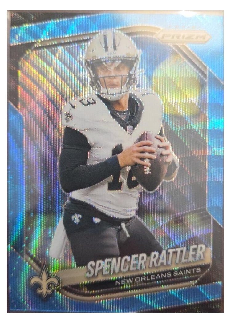 2025 Panini Prizm Base Set Spencer Rattler #186 card