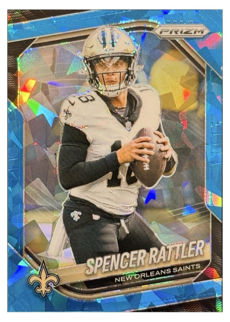 2025 Panini Prizm Base Set Spencer Rattler #186 card