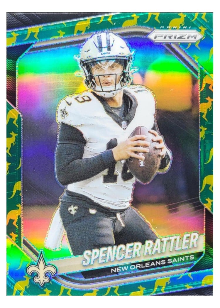 2025 Panini Prizm Base Set Spencer Rattler #186 card