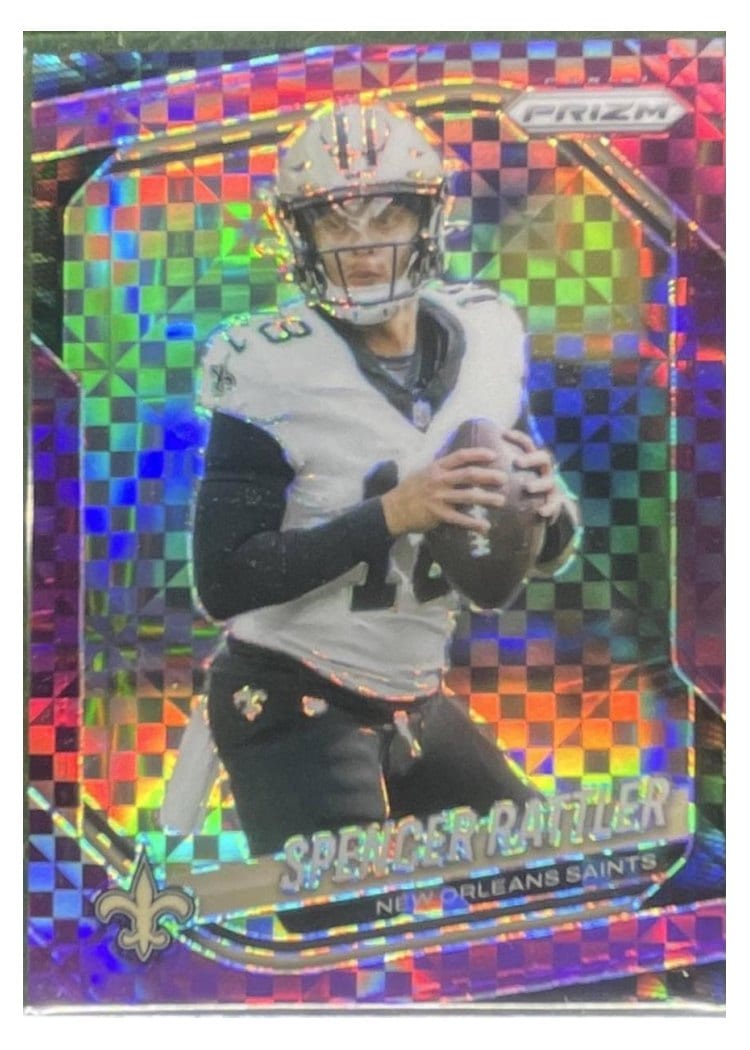 2025 Panini Prizm Base Set Spencer Rattler #186 card