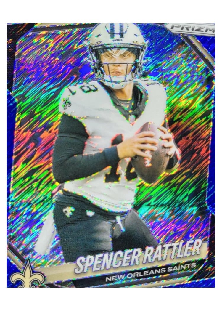 2025 Panini Prizm Base Set Spencer Rattler #186 card