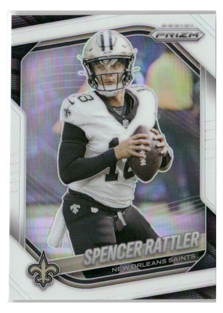 2025 Panini Prizm Base Set Spencer Rattler #186 card