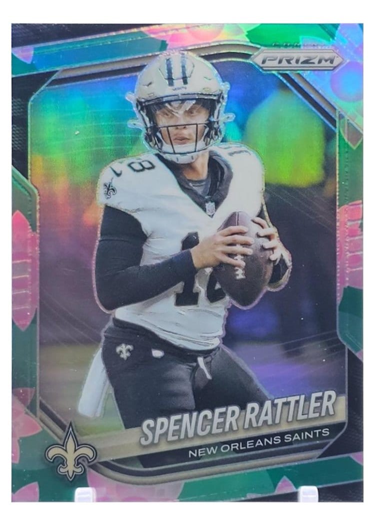 2025 Panini Prizm Base Set Spencer Rattler #186 card