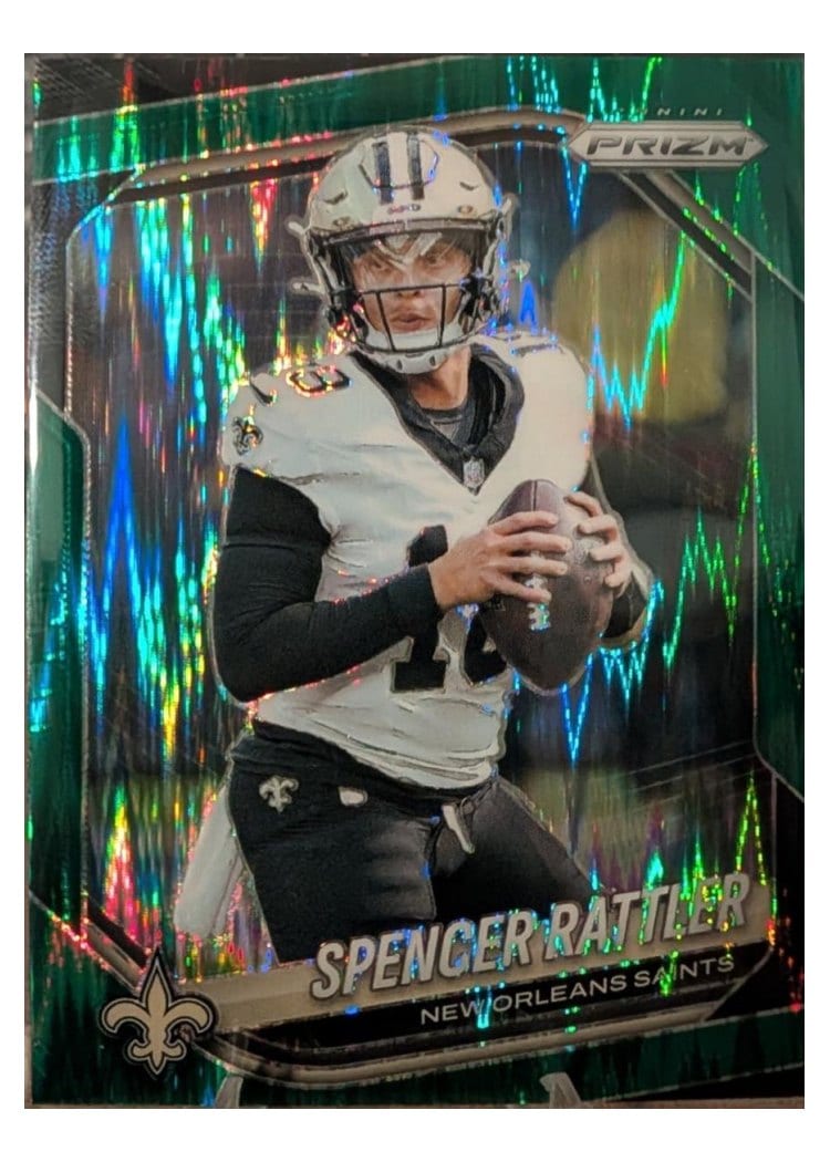 2025 Panini Prizm Base Set Spencer Rattler #186 card
