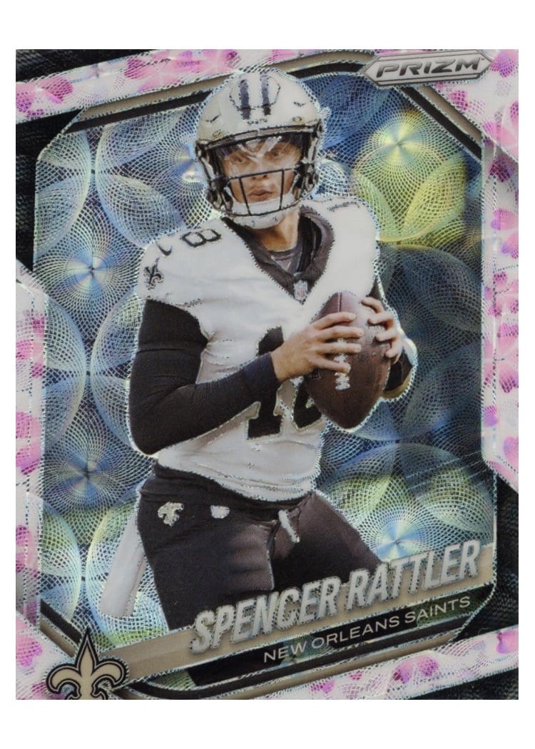 2025 Panini Prizm Base Set Spencer Rattler #186 card